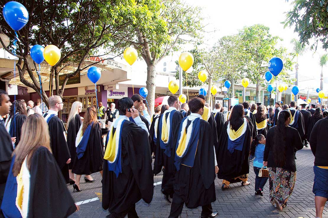 Graduation season gets under way Massey University